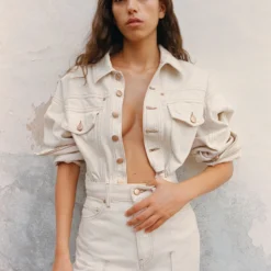 ULLA JOHNSON The Odette Jacket - Cowrie Wash -Cheap Style Qube Store 5B 1987 0489 C