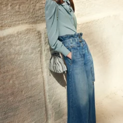 ULLA JOHNSON The Sylvan Jean - Danube Medium Indigo Wash