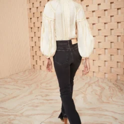 ULLA JOHNSON Maeve Blouse - Dawn -Cheap Style Qube Store SHOT 045 ULLA JOHNSON MAEVE BLOUSE DAWN UJ990237 0105