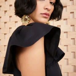 ULLA JOHNSON Delmara Dress - Noir -Cheap Style Qube Store SHOT 056 ULLA JOHNSON DELMARA DRESS NOIR UJ990114 0077