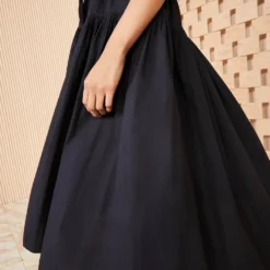 ULLA JOHNSON Delmara Dress - Noir -Cheap Style Qube Store SHOT 056 0122 ULLA JOHNSON DELMARA DRESS NOIR UJ990114 view 1