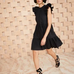 ULLA JOHNSON Eden Dress - Noir