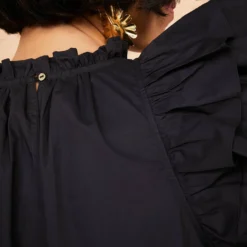 ULLA JOHNSON Eden Dress - Noir -Cheap Style Qube Store SHOT 075 ULLA JOHNSON EDEN DRESS NOIR UJ990115 0175