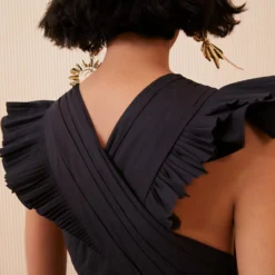 ULLA JOHNSON Aurore Dress - Noir -Cheap Style Qube Store SHOT 132 0125 ulla johnson black aurore dress noir UJ view 6 3e1eecc3 7027 4cc6 a719 ea2f733e468c