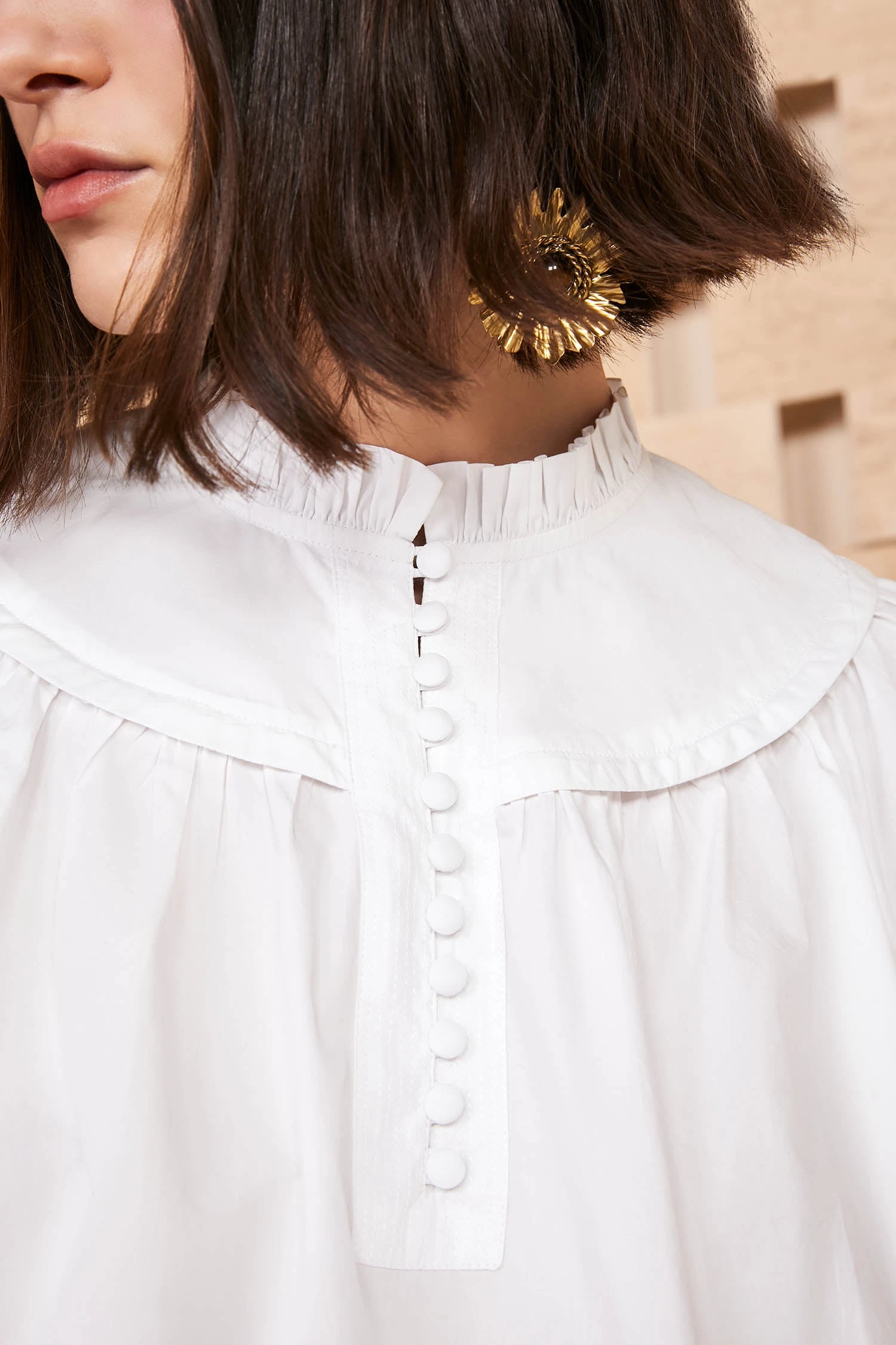 ULLA JOHNSON Marika Blouse - Blanc 2 ULLA JOHNSON Marika Blouse - Blanc - Image 2