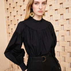 ULLA JOHNSON Marika Blouse - Noir