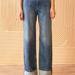 ULLA JOHNSON The Genevieve Jean - Danube Dark Indigo Wash