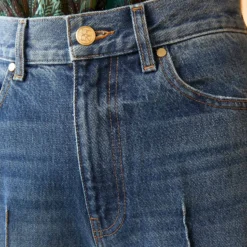 ULLA JOHNSON The Genevieve Jean - Danube Dark Indigo Wash -Cheap Style Qube Store ULLA JOHNSON GENEVIEVE JEAN DANUBE DARK INDIGO 04