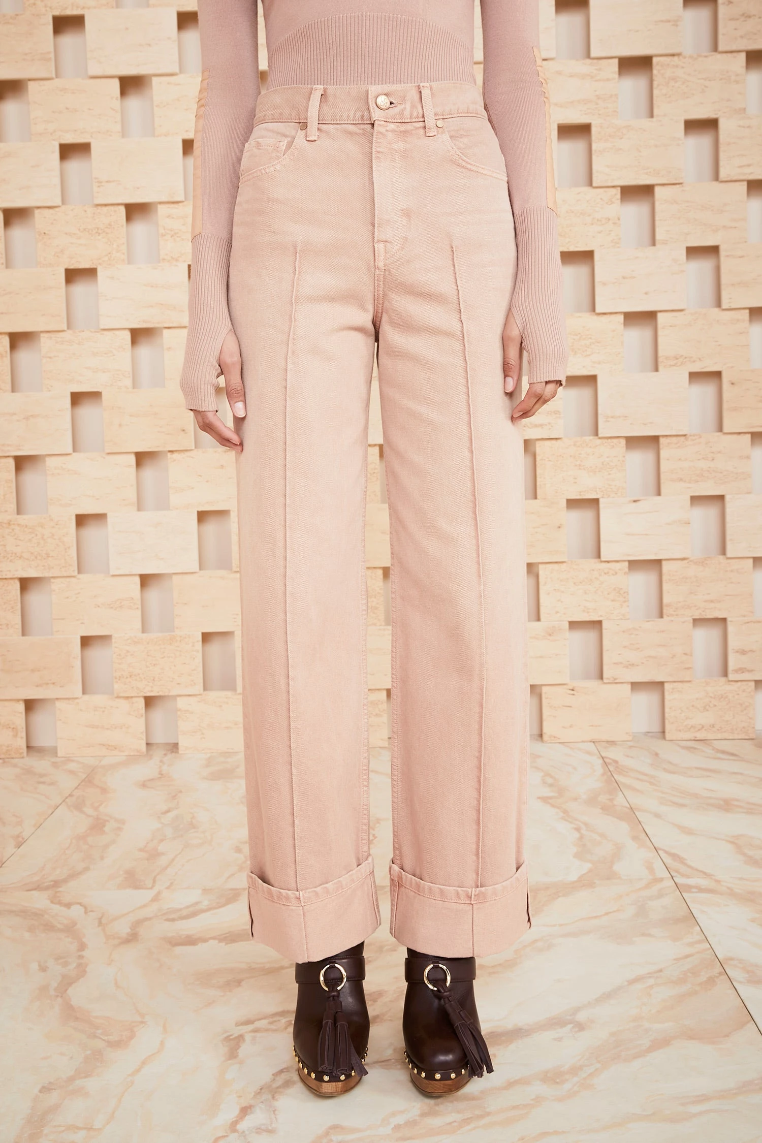 ULLA JOHNSON The Genevieve Jean - Rosewood Wash 1 ULLA JOHNSON The Genevieve Jean - Rosewood Wash