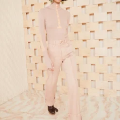 ULLA JOHNSON The Genevieve Jean - Rosewood Wash 8 ULLA JOHNSON The Genevieve Jean - Rosewood Wash -Cheap Style Qube Store ULLA JOHNSON GENEVIEVE JEAN ROSEWOODWASH UJ990420 view 2