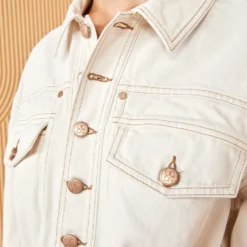 ULLA JOHNSON The Odette Jacket - Cowrie Wash -Cheap Style Qube Store ULLA JOHNSON ODETTE JACKET COWRIE 04