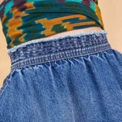 ULLA JOHNSON The Astrid Skirt - Danube Medium Indigo Wash -Cheap Style Qube Store ULLA JOHNSON ASTRID SKIRT DANUBE 0027