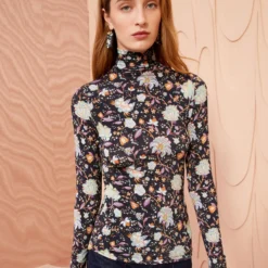 ULLA JOHNSON Aurelia Turtleneck - Nuit 8 ULLA JOHNSON Aurelia Turtleneck - Nuit -Cheap Style Qube Store ULLA JOHNSON AURELIA TURTLENECK NUIT RESHOOT 0022