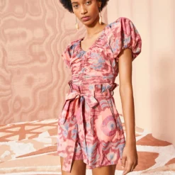 ULLA JOHNSON Abri Shorts - Passionflower