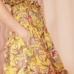 ULLA JOHNSON Acacia Skirt - Calla Lily -Cheap Style Qube Store ULLA JOHNSON Acacia Skirt CALLA LILY 05