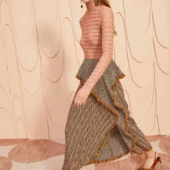 ULLA JOHNSON Agatha Skirt - Tiger's Eye -Cheap Style Qube Store ULLA JOHNSON Agatha Skirt TIGER SEYE 0142