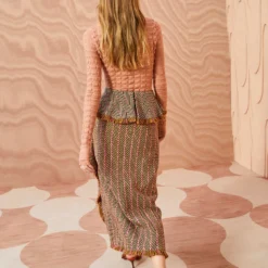 ULLA JOHNSON Agatha Skirt - Tiger's Eye -Cheap Style Qube Store ULLA JOHNSON Agatha Skirt TIGER SEYE 0166