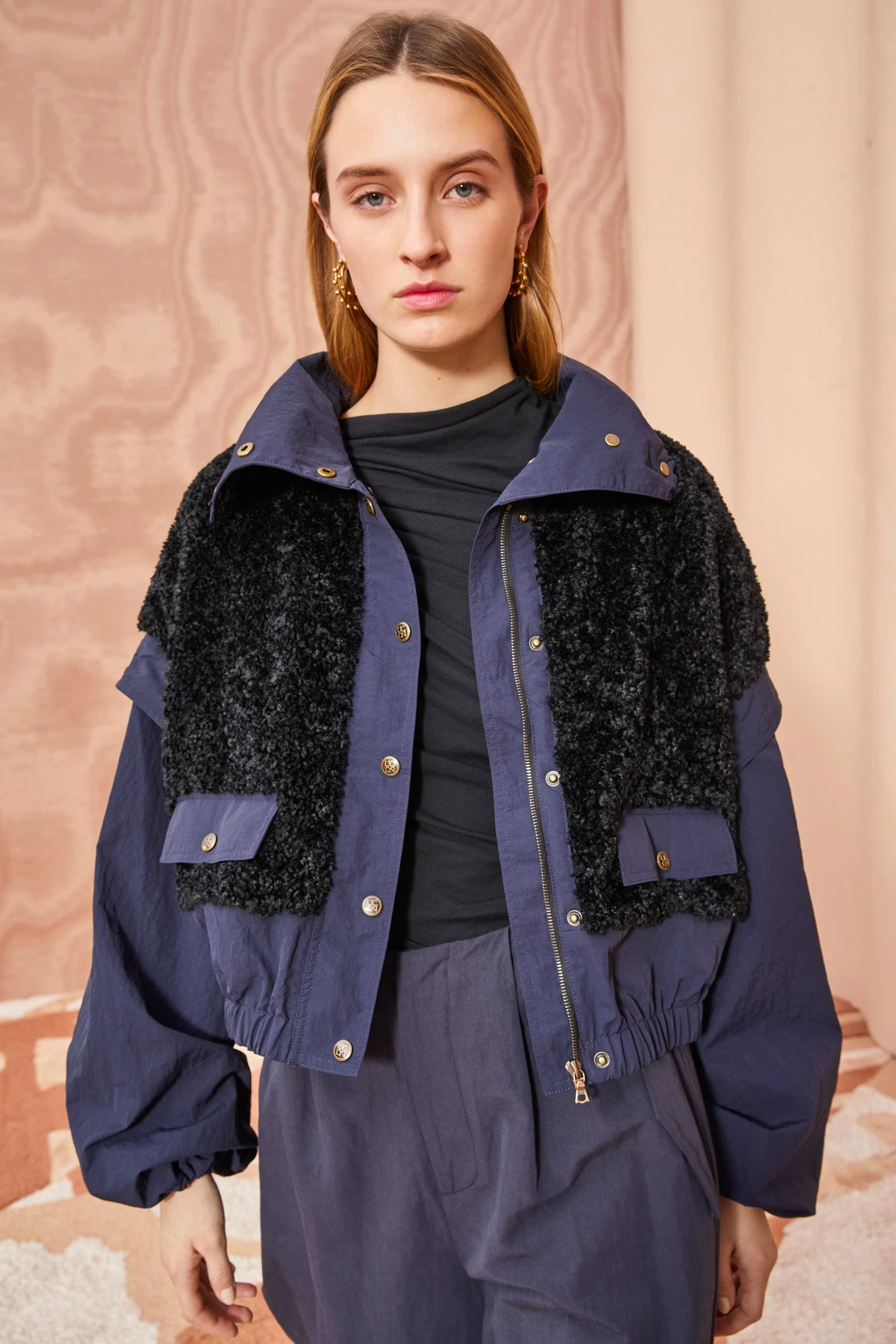 ULLA JOHNSON Aidan Jacket - Midnight 4 ULLA JOHNSON Aidan Jacket - Midnight - Image 4