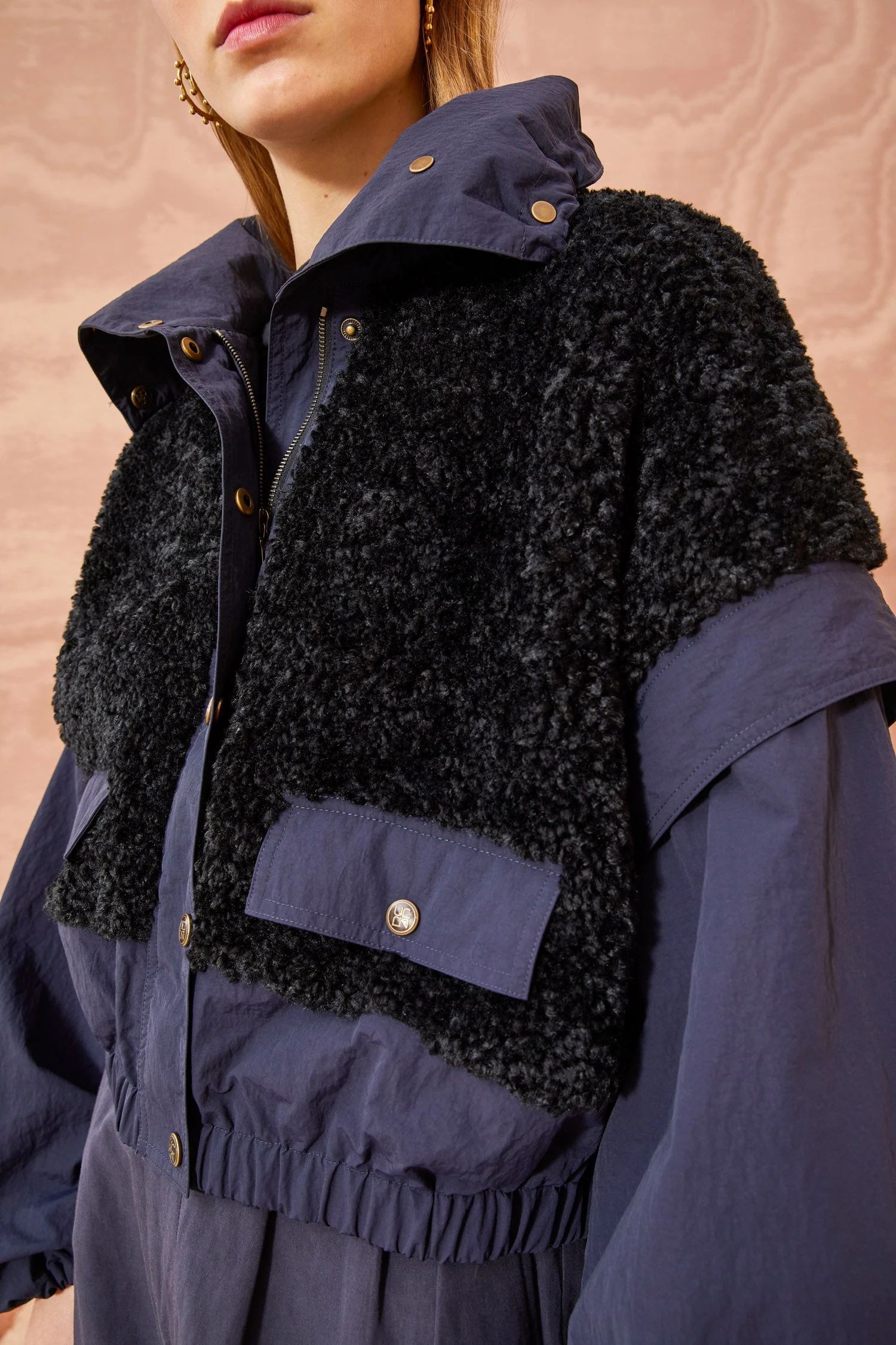 ULLA JOHNSON Aidan Jacket - Midnight 2 ULLA JOHNSON Aidan Jacket - Midnight - Image 2