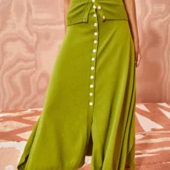 ULLA JOHNSON Alessi Skirt - Willow -Cheap Style Qube Store ULLA JOHNSON Alessi Skirt WILLOW 0085