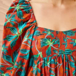 ULLA JOHNSON Alita Dress - Tropical -Cheap Style Qube Store ULLA JOHNSON Alita Dress TROPICAL 04