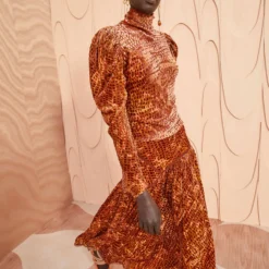 ULLA JOHNSON Althea Turtleneck - Sienna -Cheap Style Qube Store ULLA JOHNSON Althea Turtleneck SIENNA 0075