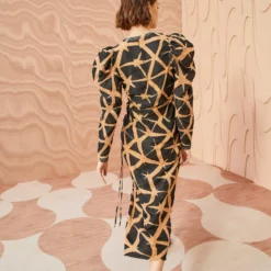 ULLA JOHNSON Amalie Dress - Onyx -Cheap Style Qube Store ULLA JOHNSON Amalie Dress ONYX 0195