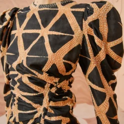 ULLA JOHNSON Amalie Dress - Onyx -Cheap Style Qube Store ULLA JOHNSON Amalie Dress ONYX 02 ALT