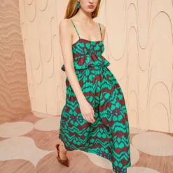 ULLA JOHNSON Amaliya Dress - Malachite
