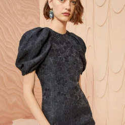 ULLA JOHNSON Amandine Dress - Noir -Cheap Style Qube Store ULLA JOHNSON Amandine Dress NOIR 04