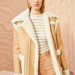 ULLA JOHNSON Ambrose Jacket - Limestone -Cheap Style Qube Store ULLA JOHNSON Ambrose Jacket LIMESTONE 0005