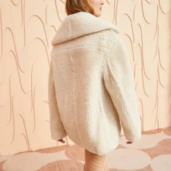 ULLA JOHNSON Ambrose Jacket - Limestone -Cheap Style Qube Store ULLA JOHNSON Ambrose Jacket LIMESTONE 04