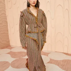 ULLA JOHNSON Ames Jacket - Tiger's Eye -Cheap Style Qube Store ULLA JOHNSON Ames Jacket TIGER SEYE 0172