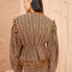 ULLA JOHNSON Ames Jacket - Tiger's Eye -Cheap Style Qube Store ULLA JOHNSON Ames Jacket TIGER SEYE 0200