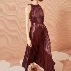 ULLA JOHNSON Amiko Dress - Mahogany