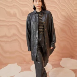 ULLA JOHNSON Apollo Jacket - Noir -Cheap Style Qube Store ULLA JOHNSON Apollo Jacket NOIR 0022