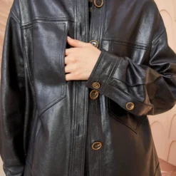 ULLA JOHNSON Apollo Jacket - Noir -Cheap Style Qube Store ULLA JOHNSON Apollo Jacket NOIR 0105