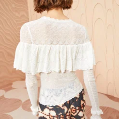 ULLA JOHNSON Augustina Pullover - Pristine -Cheap Style Qube Store ULLA JOHNSON Augustina Pullover PRISTINE 04