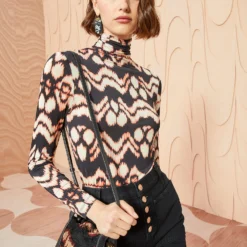 ULLA JOHNSON Aurelia Turtleneck - Obsidian