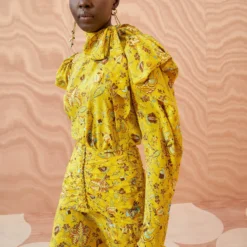 ULLA JOHNSON Brea Blouse - Mimosa