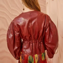 ULLA JOHNSON Briar Jacket - Mahogany -Cheap Style Qube Store ULLA JOHNSON Briar Jacket MAHOGANY 0121