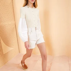 ULLA JOHNSON The Charlotte Short - Cowrie Wash