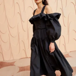 ULLA JOHNSON Caprice Dress - Noir