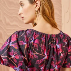 ULLA JOHNSON Cecile Dress - Zinnia -Cheap Style Qube Store ULLA JOHNSON Cecile Dress ZINNIA 02 ALT