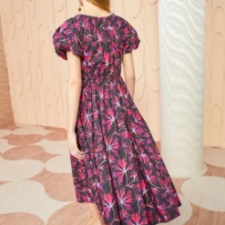 ULLA JOHNSON Cecile Dress - Zinnia -Cheap Style Qube Store ULLA JOHNSON Cecile Dress ZINNIA 04