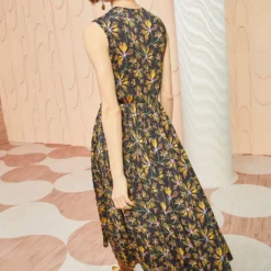 ULLA JOHNSON Clea Dress - Maple -Cheap Style Qube Store ULLA JOHNSON Clea Dress MAPLE 04