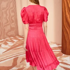 ULLA JOHNSON Daria Dress - Orchid -Cheap Style Qube Store ULLA JOHNSON DARIA DRESS ORCHID 03