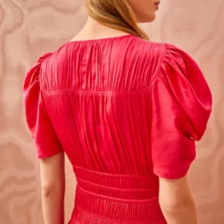 ULLA JOHNSON Daria Dress - Orchid -Cheap Style Qube Store ULLA JOHNSON DARIA DRESS ORCHID 05