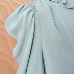 ULLA JOHNSON Dara Blouse - Agave -Cheap Style Qube Store ULLA JOHNSON Dara Blouse AGAVE 0047