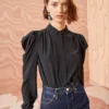 ULLA JOHNSON Dari Blouse - Noir